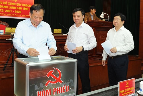 Giới thiệu bổ sung quy hoạch Ban Chấp hành Đảng bộ, lãnh đạo tỉnh Hải Dương